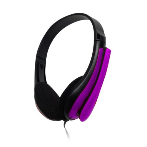 Ακουστικό με μικρόφωνο μωβ TP195