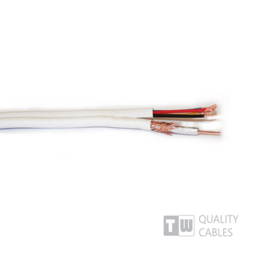 Κάμερα Cable  100M/Roll Cctv Video(Rg59) 4x0.50mm2 (Τροφοδοσίας   Audio   Data χωρίς θωράκιση)