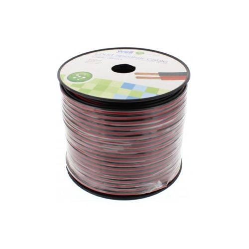 Καλώδιο Ηχείου 100m 2x1.50mm2 CCA Μαύρο/κόκκινο