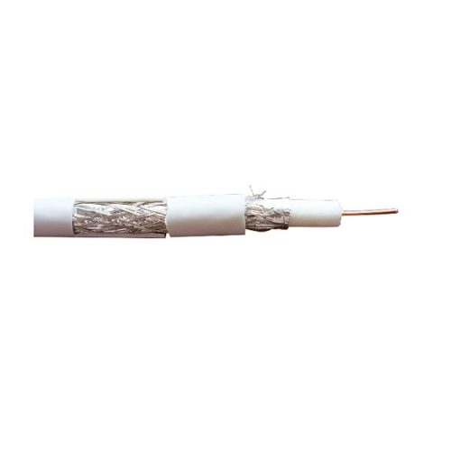 Καλώδιο Κεραίας CCS RG6/U λευκό PVC 100m
