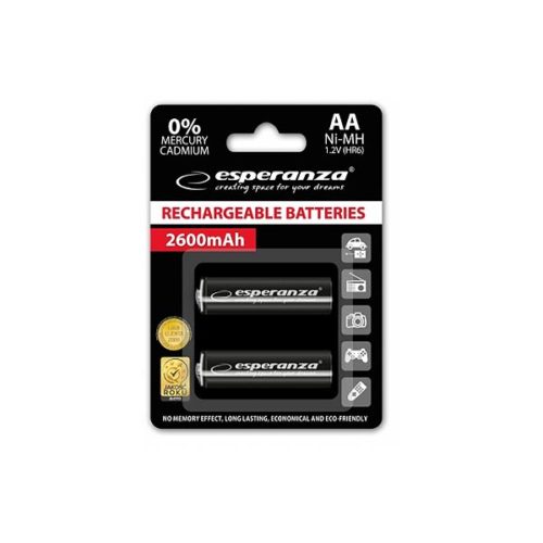 Μπαταρία 2600mA  AA 2τεμ Επαναφορτιζόμενη  EZA105