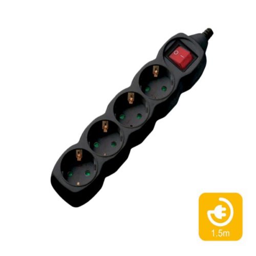 Πολύπριζα 4θ Με Διακόπτη 1