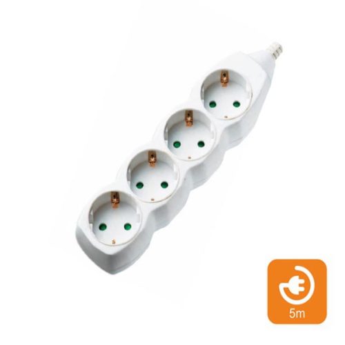 Πολύπριζα 4θ χωρίς Διακόπτη 5M