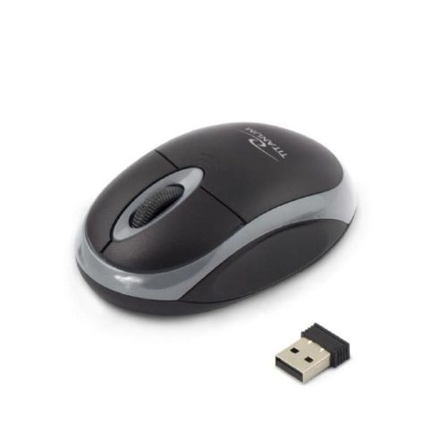 Ποντίκι 2.4Ghz ασύρματο οπτικό γκρι/μαύρο TM116E