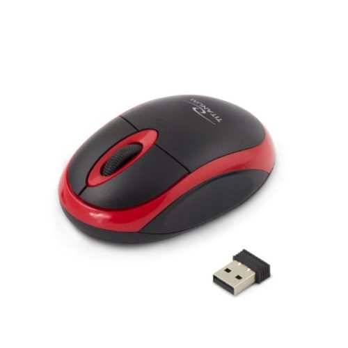 Ποντίκι 2.4Ghz ασύρματο οπτικό μαύρο/κόκκινο TM116R