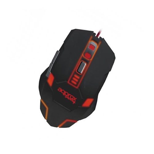 Ποντίκι Approx APPWARII Optical Black/Red