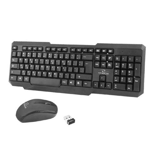 Σετ Πληκτρολόγιο - Ποντίκι  Ασύρματο με Αγγλικούς χαρακτήρες