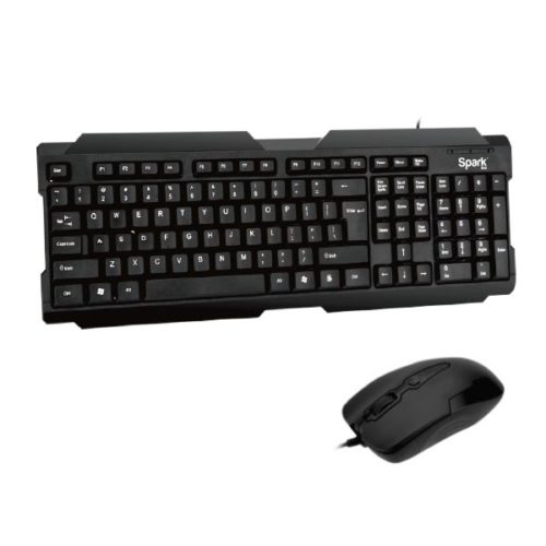 Σετ πληκτρολόγιο ποντίκι USB SP-6500 Black