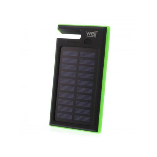 Φορητός Ηλιακός Φορτιστής & Power Bank 4000mA   micro USB καλώδιο WELL