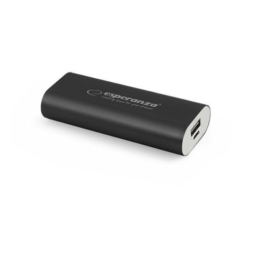 Φορητός Φορτιστής 4400mA Power Bank μαύρο EMP105K