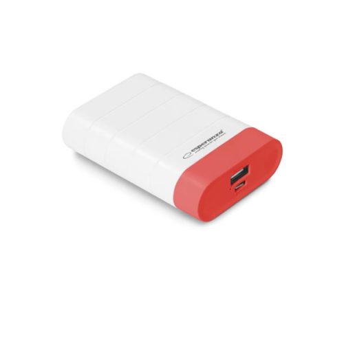 Φορητός Φορτιστής 4800mA λευκό/κόκκινο Power Bank EMP110WR