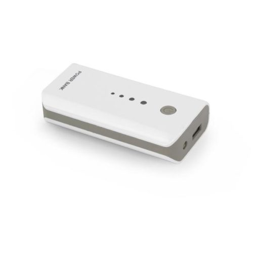 Φορητός Φορτιστής 5200mA Power Bank άσπρο/γκρι EMP104WB