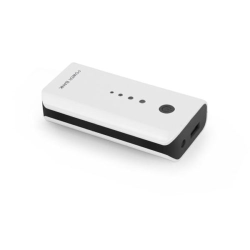 Φορητός Φορτιστής 5200mA Power Bank άσπρο/μαύρο EMP104WK