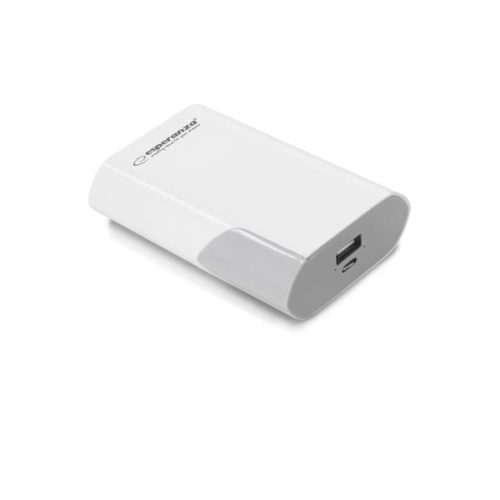 Φορητός Φορτιστής 6000mA λευκό/γκρι Power Bank EMP111WE