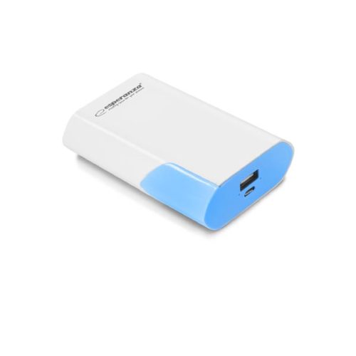 Φορητός Φορτιστής 6000mA λευκό/μπλε Power Bank EMP111WB