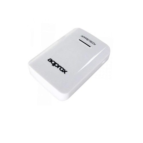 Φορητός Φορτιστής Approx 7800mA Power Bank άσπρο