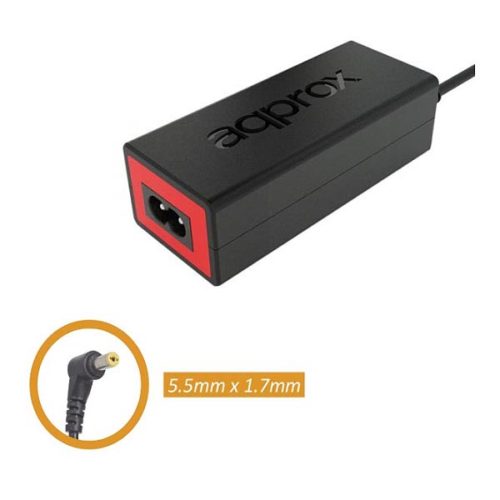 Φορτιστής για Laptop 65w APPA03 19V/3.42A  5.5 * 1.7mm Approx