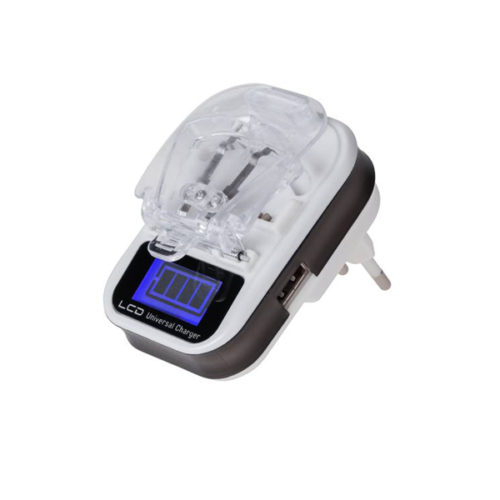 Φορτιστής μπαταριών Li-ion / Li-poly με θύρα USB και οθόνη LCD
