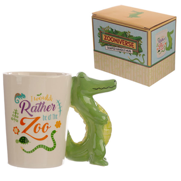Collectable Shaped Handle Mug -  Crocodile
