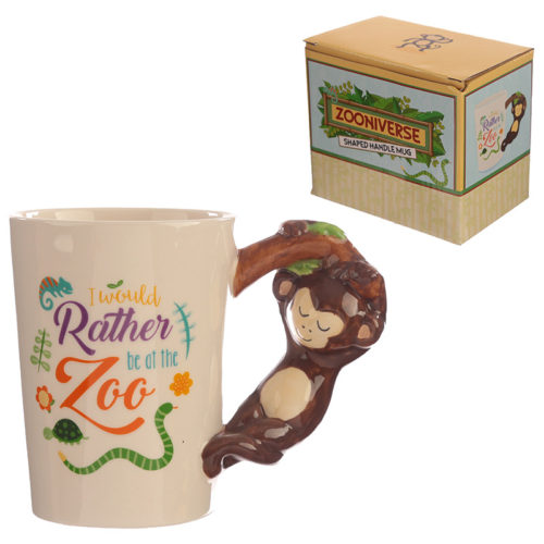 Collectable Shaped Handle Mug -  Monkey
