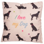 Cushion with Insert - I LOVE MY DOG