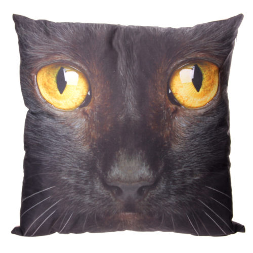 Decorative Black Cat Cushion