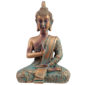 Decorative Copper  and  Verdigris Thai Buddha - Enlightenment