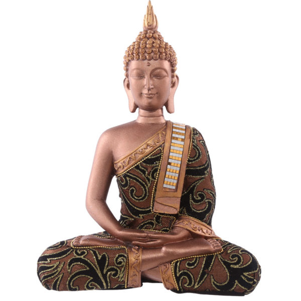 Decorative Fabric Effect Thai Buddha with Sash Large