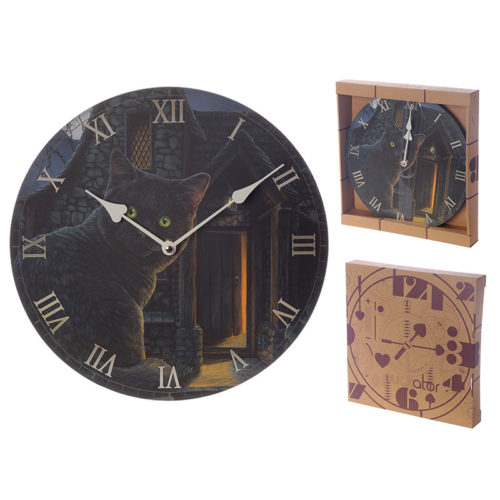 Decorative Fantasy What Lies Within Cat Wall Clock