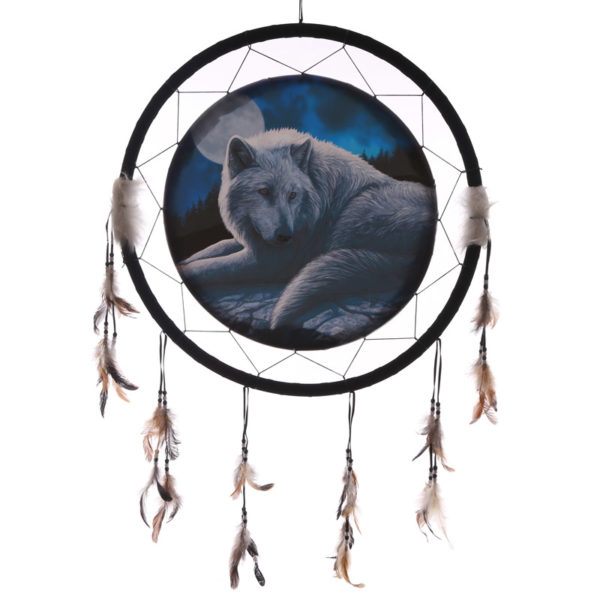 Decorative Guardian Wolf 60cm Dreamcatcher