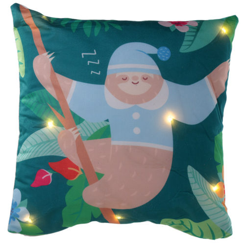 Decorative LED Cushion - Sleepy Sloth