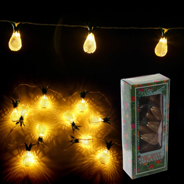 Decorative LED Light - Golden Pineapple String