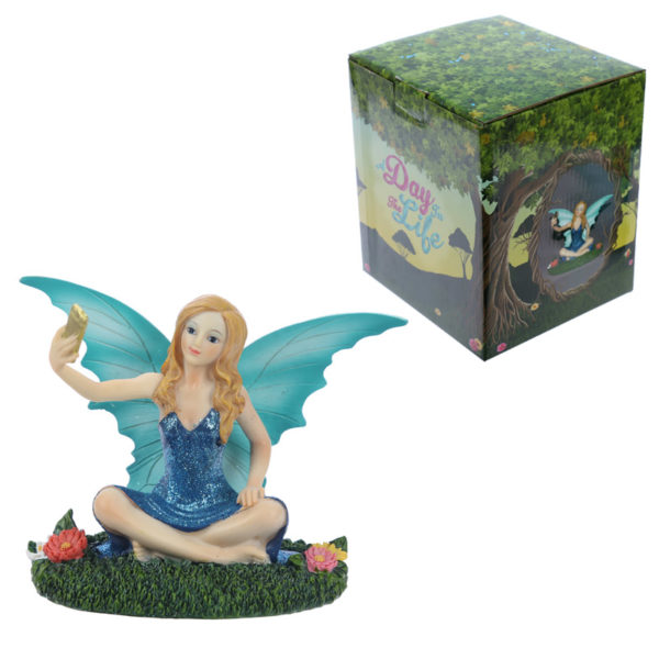 Decorative Selfie Time Collectable Fairy Figurine