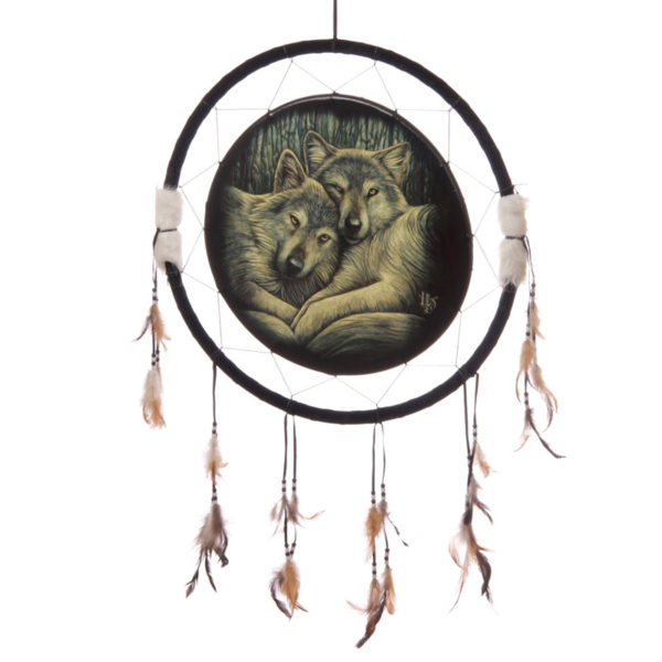 Decorative Wolf Companions 60cm Dreamcatcher