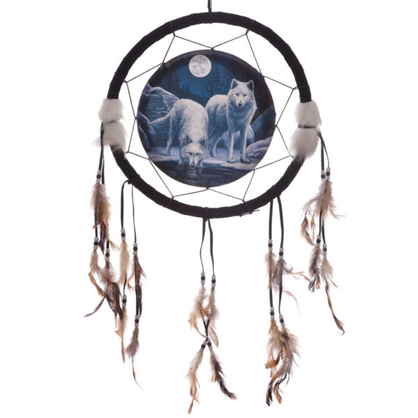 Decorative Wolf Warriors of Winter 33cm Dreamcatcher