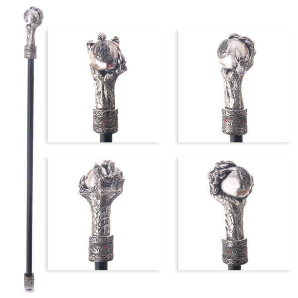 Dragon Claw Celtic Knotwork Decorative Fantasy Walking Stick