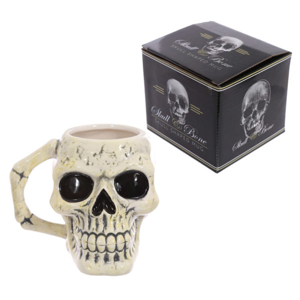 Fantasy Skull Head Shaped Ceramic Mug