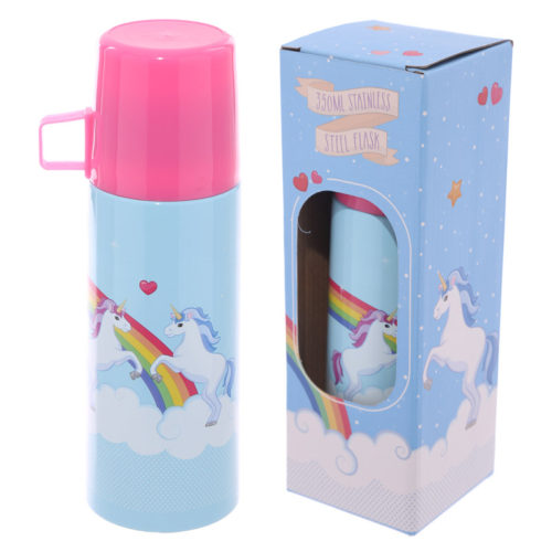 Funky 350ml Flask - Fantasy Unicorn Design