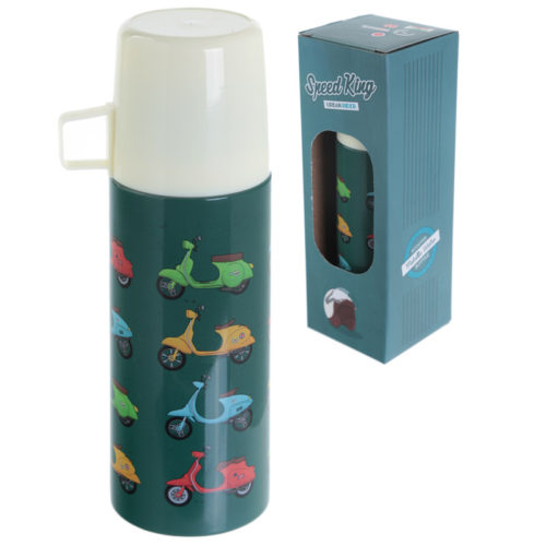Funky 350ml Flask - Scooter Design