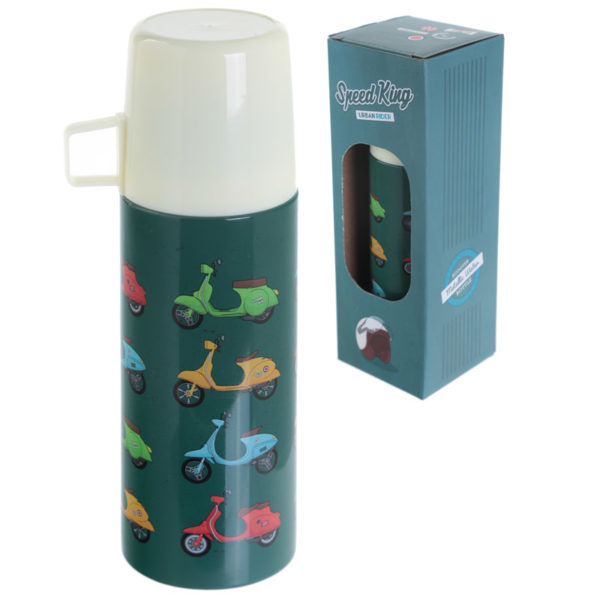 Funky 350ml Flask - Scooter Design