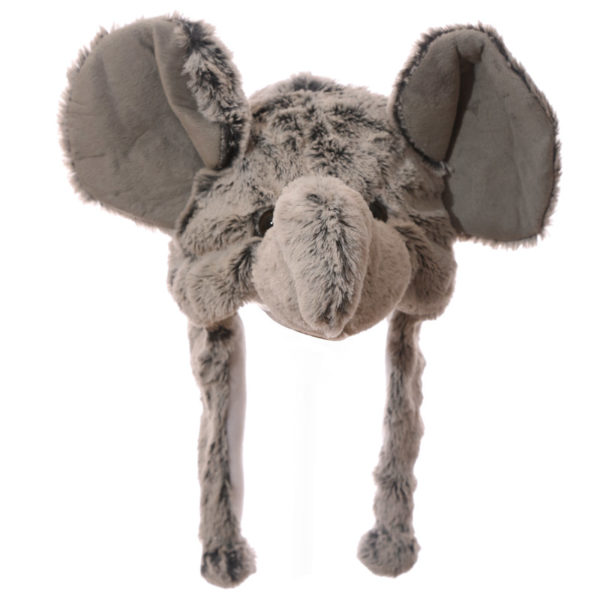 Funky Plush Fabric Elephant Hat