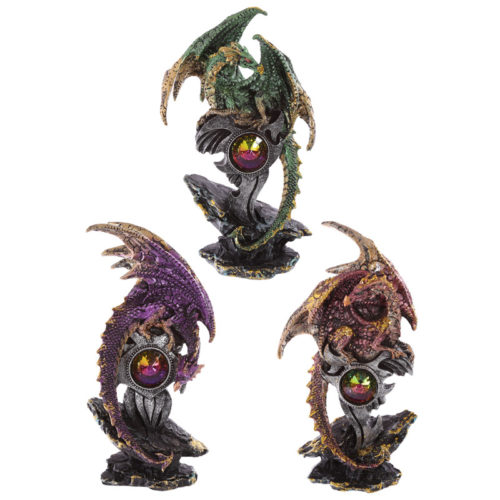 Geode Emblem Collectable Dragon Figurine