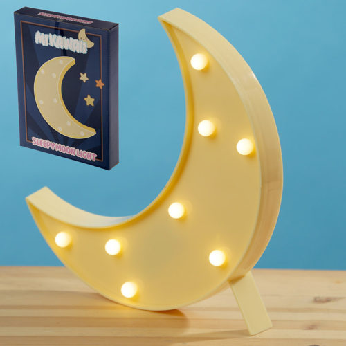 LED Light Decoration - Crescent Moon