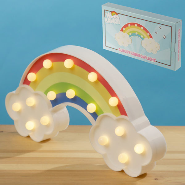 LED Light Decoration - Rainbow and Clouds