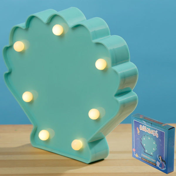 LED Light Decoration - White Clam Shell