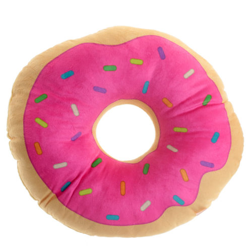 Plush Donut Cushion