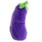 Plush Eggplant Emotive Cushion
