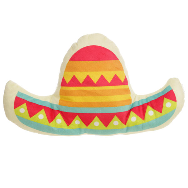 Plush Sombrero Hat Design Cushion
