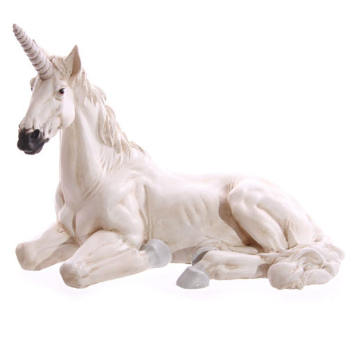 White Unicorn Garden Ornament