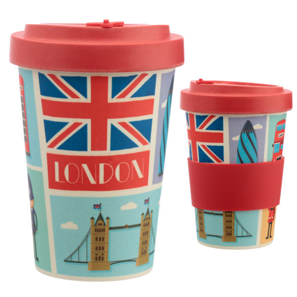 Bamboo Eco Friendly London Screw Top Travel Mug